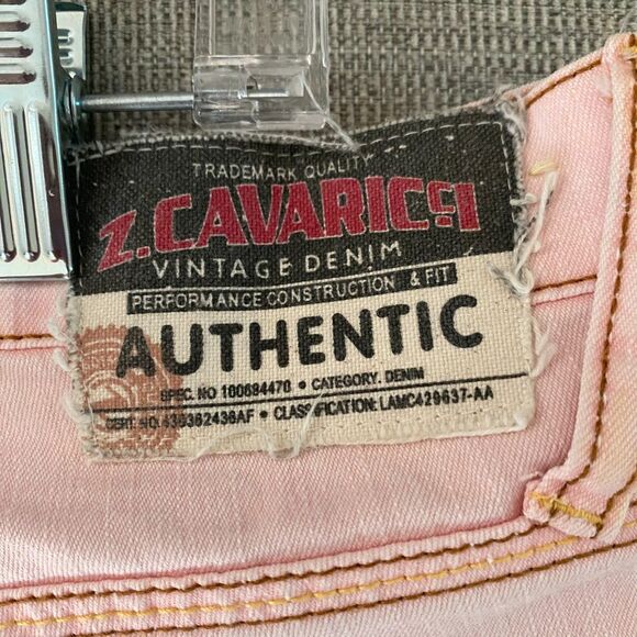 VGT Z Cavaricci Women's Pants Size 16 Pink Performance Fit Stretch Cotton blend - Picture 5 of 12